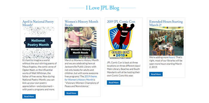 New blog block