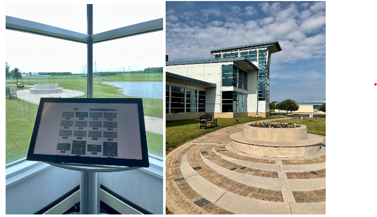 Our new app powered by Backdrop and React running on a kiosk in the Academy of Model Aeronautic's lobby.