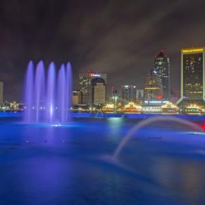 Friendship Fountain at Night